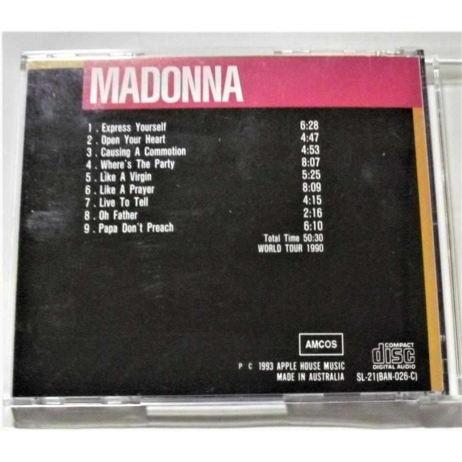 中古CD Madonna Live『 WORLD TOUR 1990 』マドンナ ライブ・ワールド