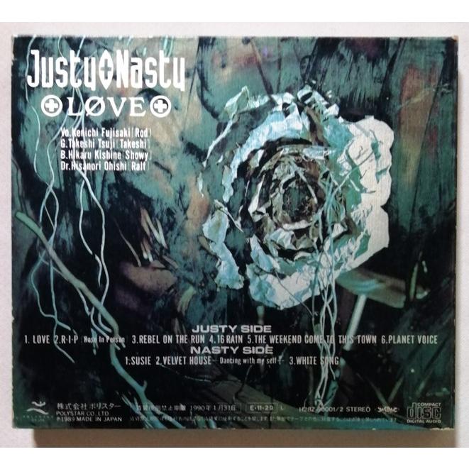 中古CD2枚組 JUSTY NASTY 『 LOVE 』 品番：H28Z-80001 / スリーブ