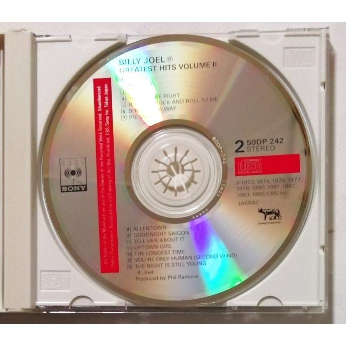 中古CD2枚組 ビリー・ジョエル 『 ビリー・ザ・ベスト 』品番：50DP