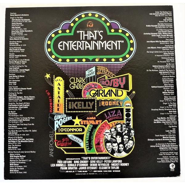 中古LPレコード『 SOUNDTRACK / ザッツ・エンタテインメント 』2LP
