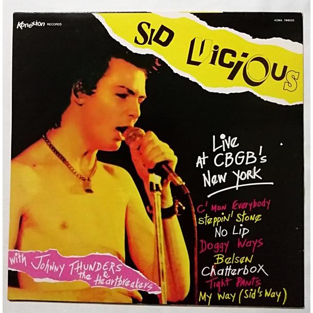 中古LPレコード SID VICIOUS WITH JOHNNY THUNDERS & THE