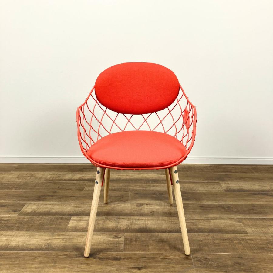 MAGIS（マジス） MAGIS PINA Oval Natural Legs coral red Kvadrrat