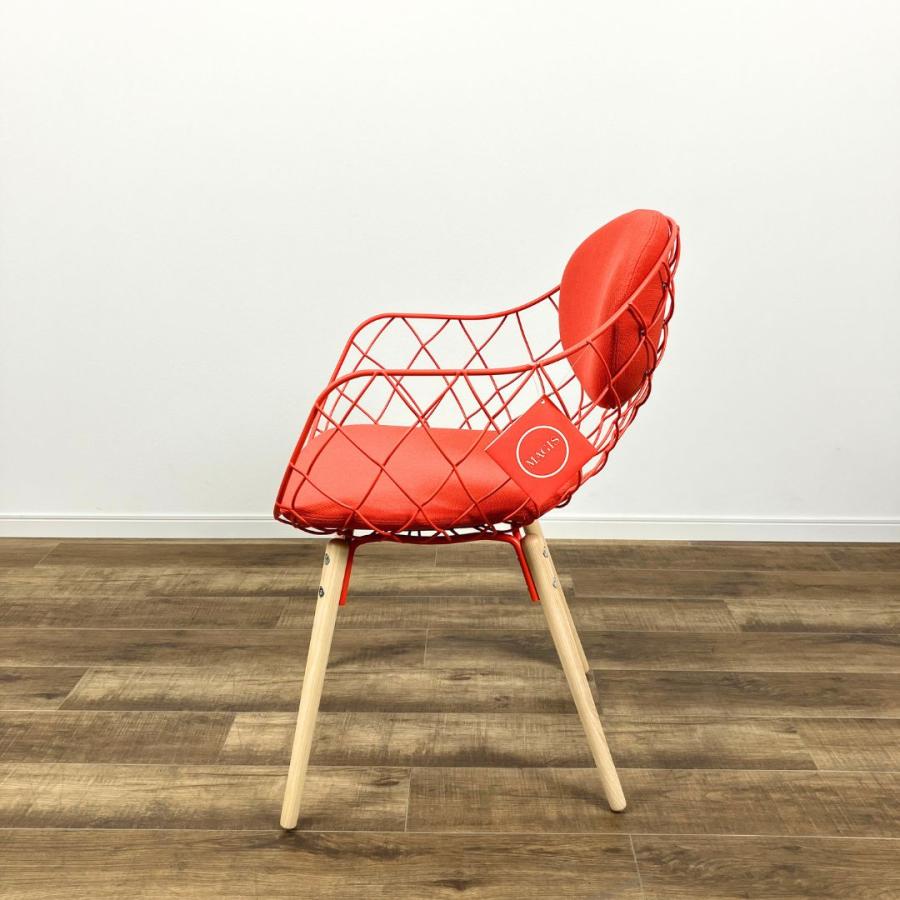 MAGIS（マジス） MAGIS PINA Oval Natural Legs coral red Kvadrrat