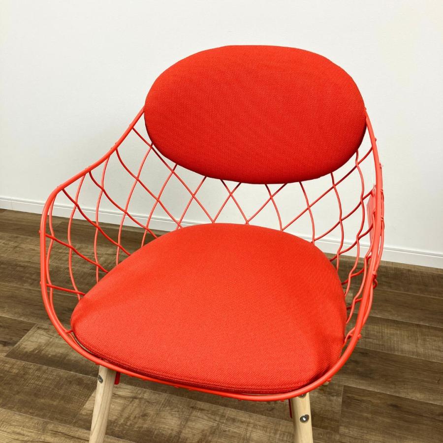 MAGIS（マジス） MAGIS PINA Oval Natural Legs coral red Kvadrrat