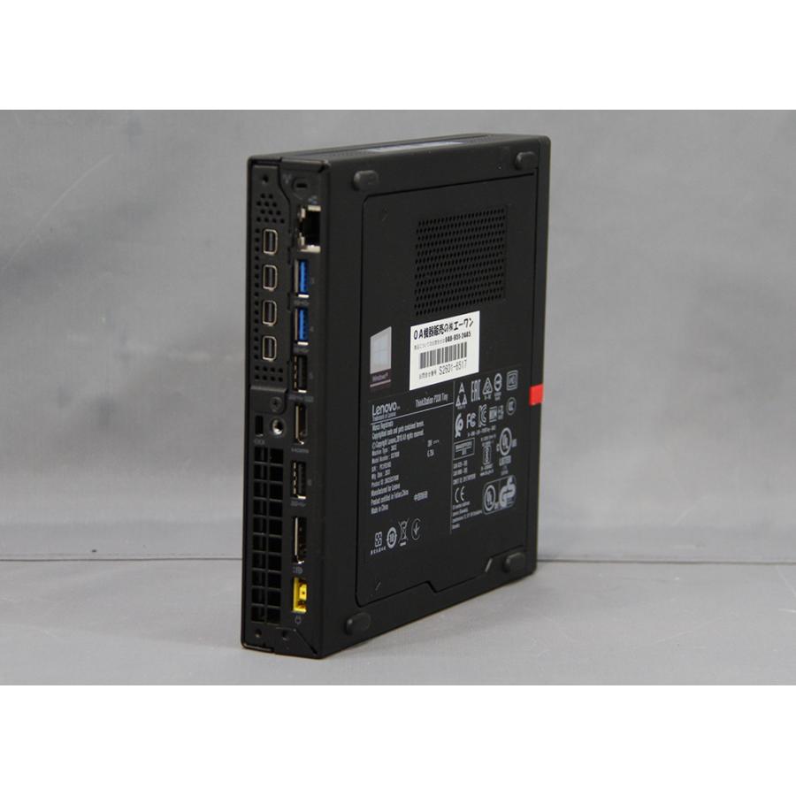 Lenovo ThinkStation P330 Tiny 2020年 NVIDIA Quadro P620 Corei7-8700T メモリ32GB SSD256GB レノボ タイニー 中古パソコン S2601-6517の画像