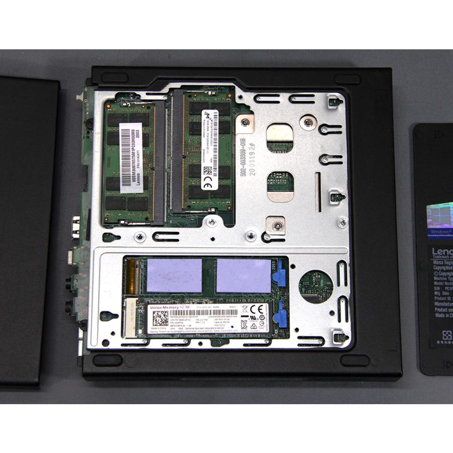 Lenovo ThinkStation P330 Tiny 2020年 NVIDIA Quadro P620 Corei7-8700T メモリ32GB SSD256GB レノボ タイニー 中古パソコン S2601-6517の画像
