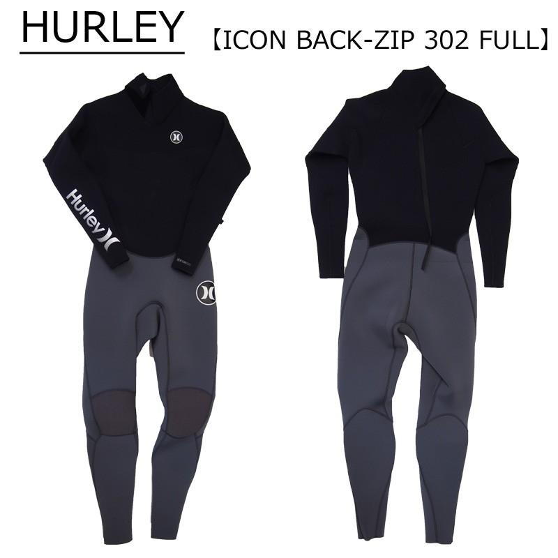 Hurley Icon ハーレー サーフィン ウェットスーツ アイコン フルスーツ 3mm 302 Back Zip Full 16hur Wet Icfugr b 通販 Yahoo ショッピング