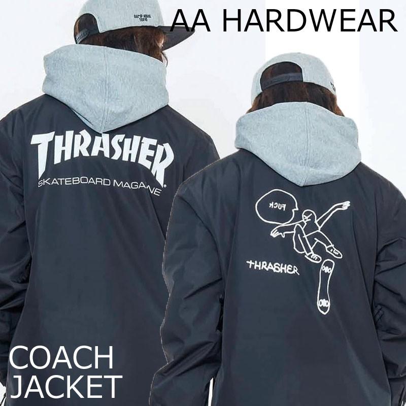 スラッシャー THRASHER 18-19 ダブルエー ハードウェア コーチジャケット スノーボードウェア AA HARDWEAR COACH JACKET｜a2b-web