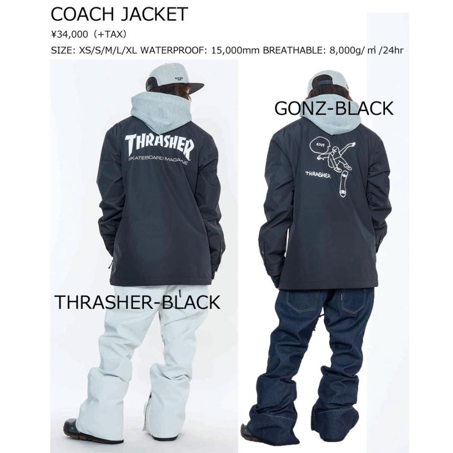 スラッシャー THRASHER 18-19 ダブルエー ハードウェア コーチジャケット スノーボードウェア AA HARDWEAR COACH JACKET｜a2b-web｜02