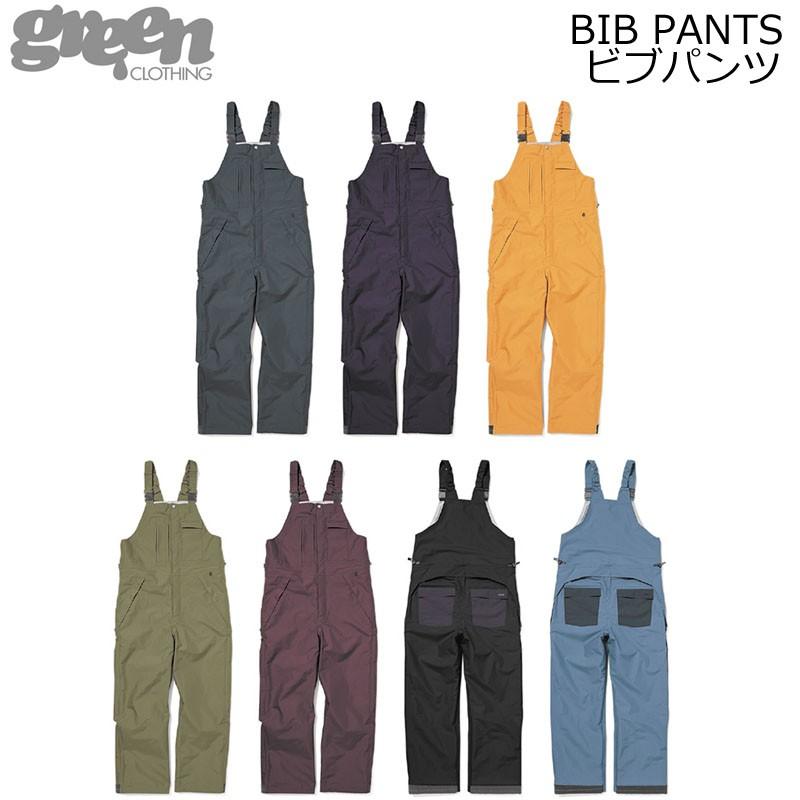 GREEN CLOTHING グリーンクロージング|19-20 BIB PANTS GREEN CLOTHING グリーンクロージング|19-20 BIB PANTS