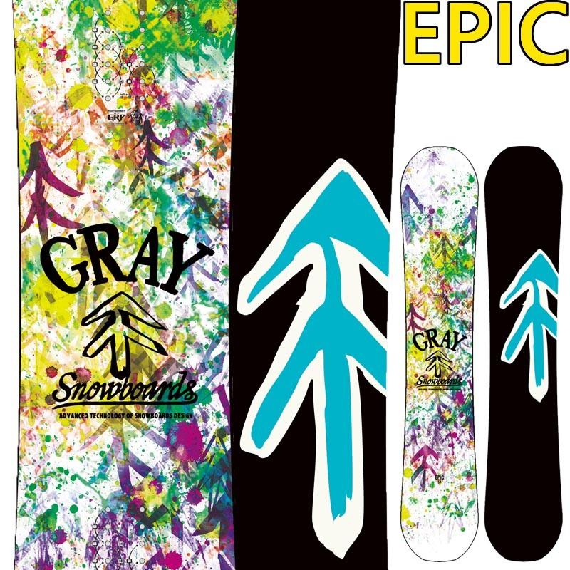 Gray boards Epic スノーボード 予約商品] 25-26 GRAY SNOWBOARDS グレイ EPIC エピック 138cm