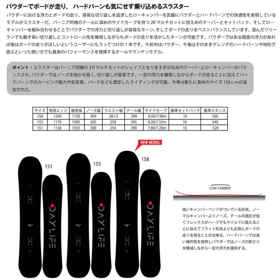 19-20 スクーター デイライフスラスター DAYLIFE THRUSTER スノーボード SCOOTER SNOWBOARD 板 グラトリ スノボー｜a2b-web｜03