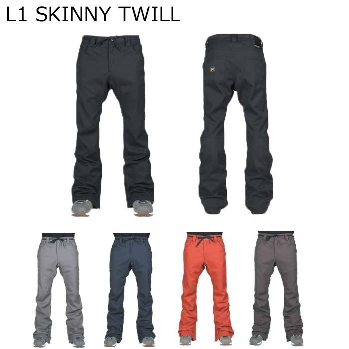 L1 エルワン 18 19 Skinny Twill Pant スキニーツイルパンツ スリム スノーボード ウェア Snowboard Wear Lone Sknpt b 通販 Yahoo ショッピング