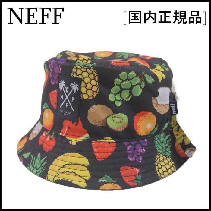 NEFF ハット  HARD FRUIT BUCKET HAT バケットハット 　ネフ｜a2b-web