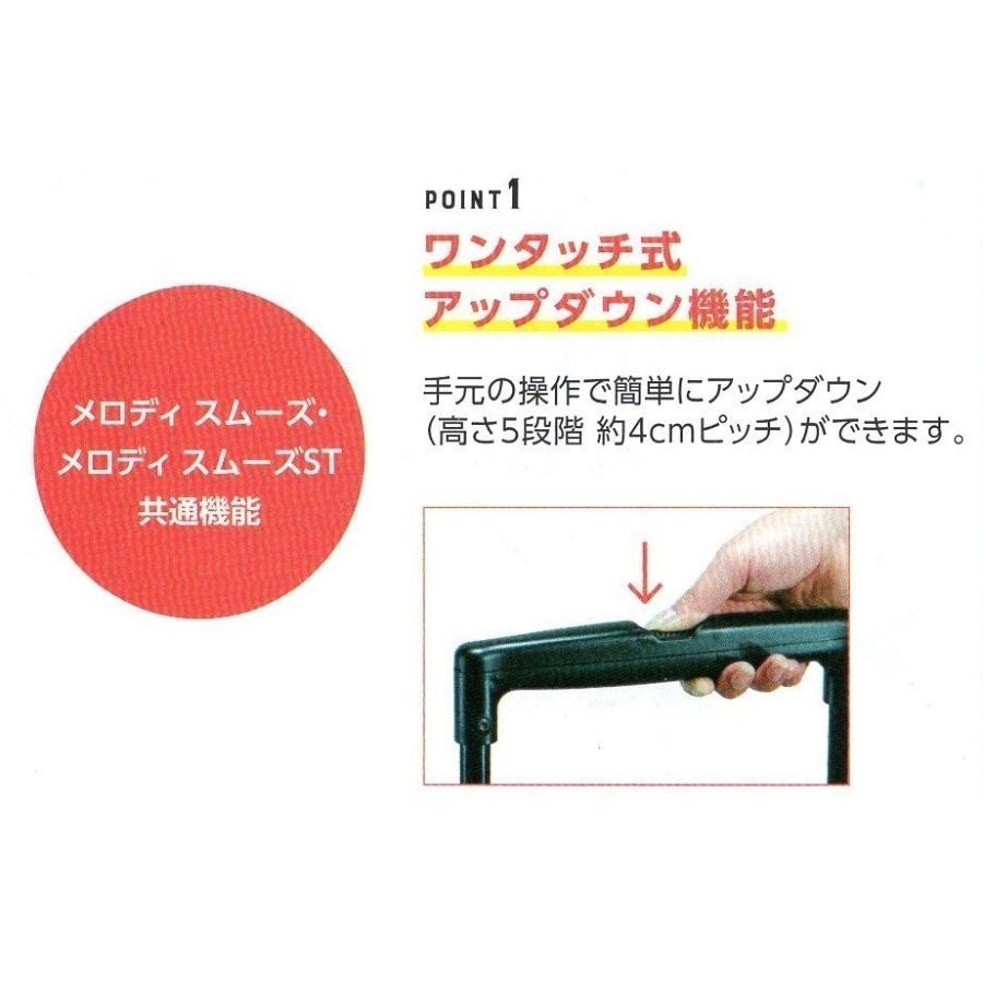 島製作所 ショッピングカート メロディ スムーズ ST 小花ブラック