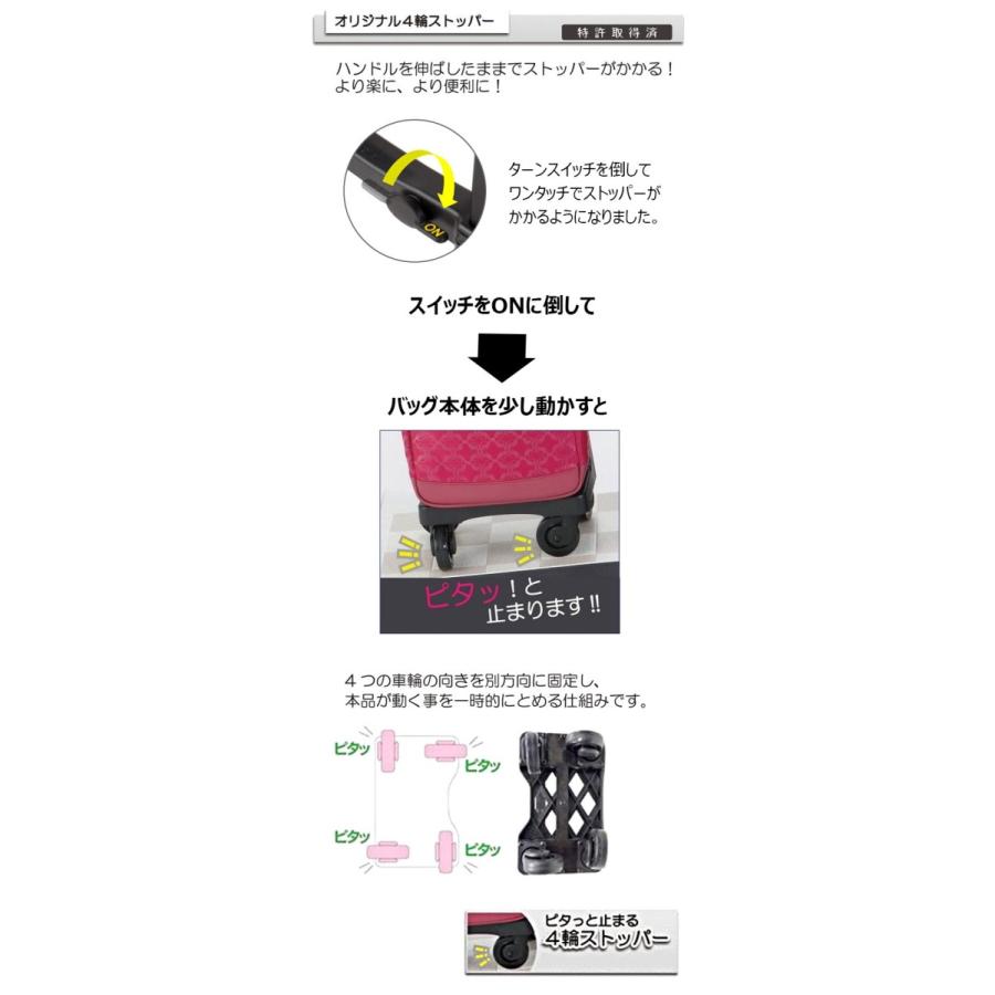 SWANY（スワニー） キャリーバッグ D-559 中原淳一コラボIIキャリー