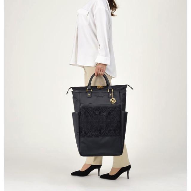 ★美品★SWANY キャリーバッグ　ブラックに近い濃紺　４輪ストッパー付 SWANY（キャリーバック） スワニー キャリーバッグ 公式