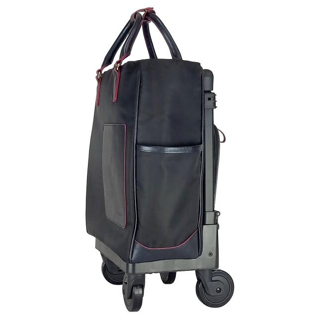 ✨極美品✨ スワニー キャリーバッグ D-598 リリーア ブラック 4輪 SWANY（キャリーバック） スワニー キャリーバッグ SWANY D-598