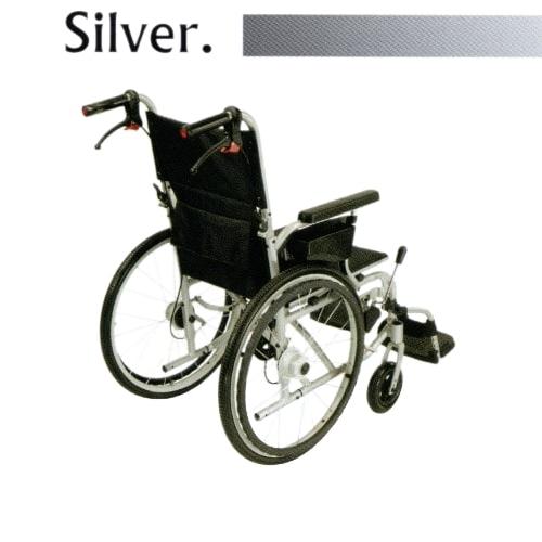 スワニー車イス　スワニーミニ　シルバー 車椅子 軽量 Swany Mini シルバー スワニーミニ：世界最小クラス