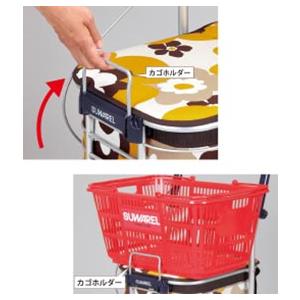 Uber（ユーバ） ユーバ産業 座れる アルミワイヤーカート スワレル 花