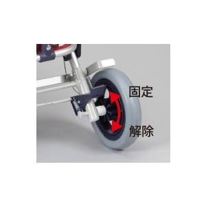 Uber ユーバ産業 座れる アルミワイヤーカート スワレル ワイン色　※ シルバーカー カート の場合は