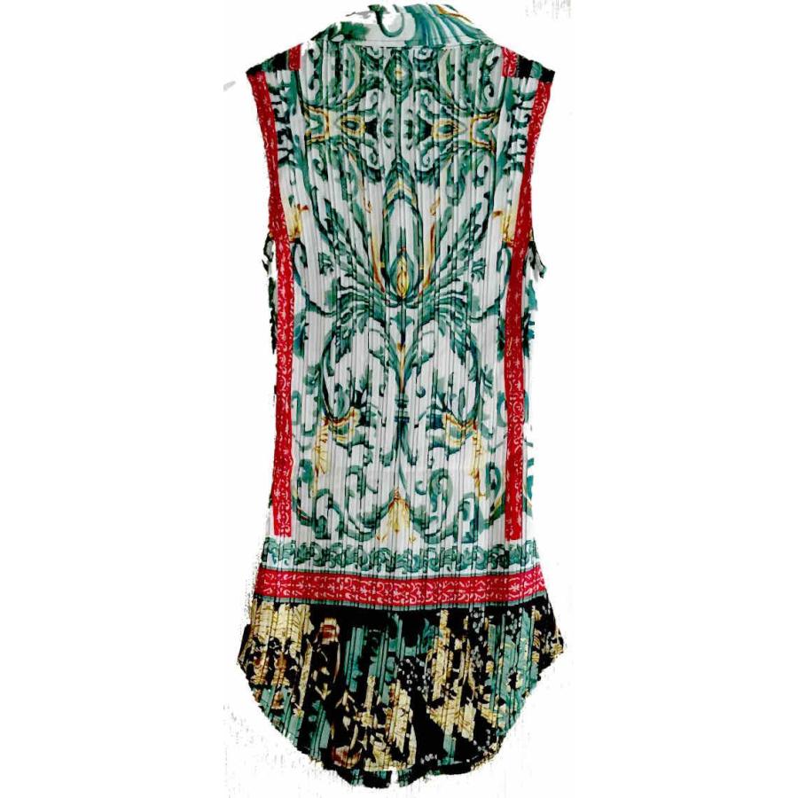 ノースリーブプリーツブラウス L アルベルトマカリ/Sleeveless Blouse L ALBELTO MAKALI |  | 01