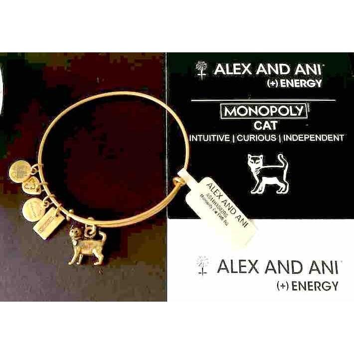 アレックスアンドアニーモノポリーキャット ゴールドバングル  Alex and Ani Bangle Monopoly Cat Gold | Alex and Ani | 01