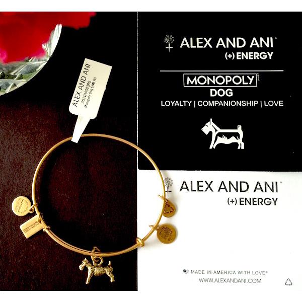 アレックスアンドアニーモノポリーバングル ドッグゴールド Alex and Ani Bangle Monopoly Dog Gold | Alex and Ani | 01