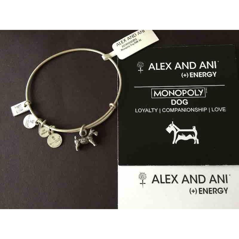 アレックスアンドアニーモノポリーバングル ドッグシルバー Alex and Ani Bangle Monopoly Dog Silver | Alex and Ani | 02