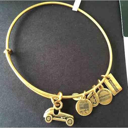 アレックスアンドアニーモノポリーバングル カーゴールド Alex and Ani Bangle Monopoly Car Gold | Alex and Ani | 01
