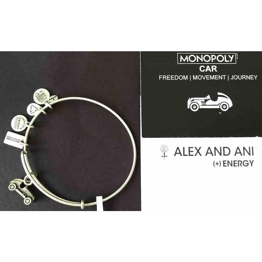 アレックスアンドアニーモノポリーバングル カーシルバー Alex and Ani Bangle Monopoly Car Silver | Alex and Ani | 01
