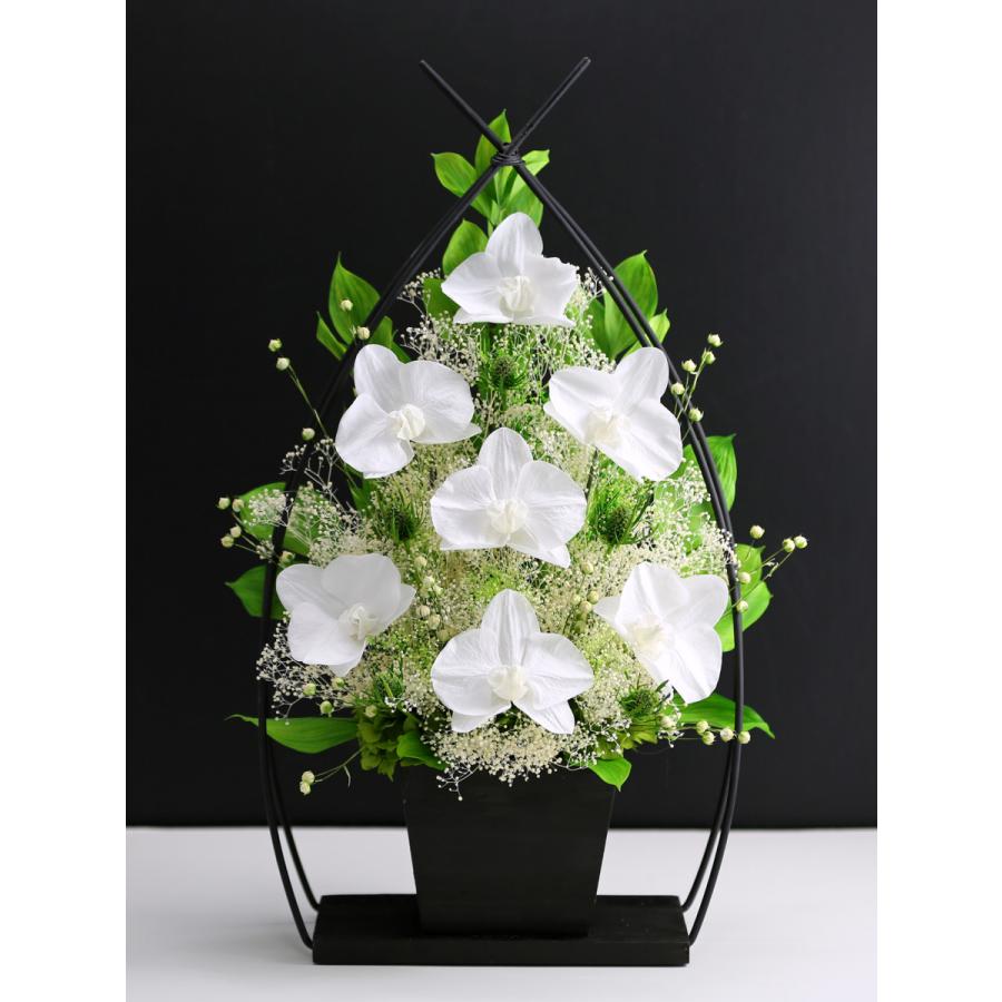 アートフォーシーズン 新盆 初盆 プリザーブドフラワー 仏花 胡蝶蘭