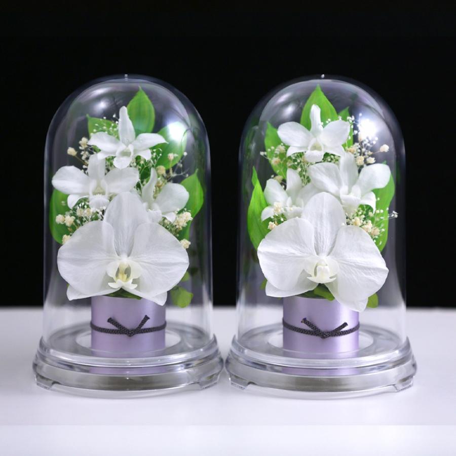 仏花 お供え花 対デザインset デンファレドーム プリザーブドフラワー仏花 新盆 初盆 ブリザードフラワー法事 供花 初七日 お盆 お彼岸 Kdd2 アートフォーシーズン 通販 Yahoo ショッピング