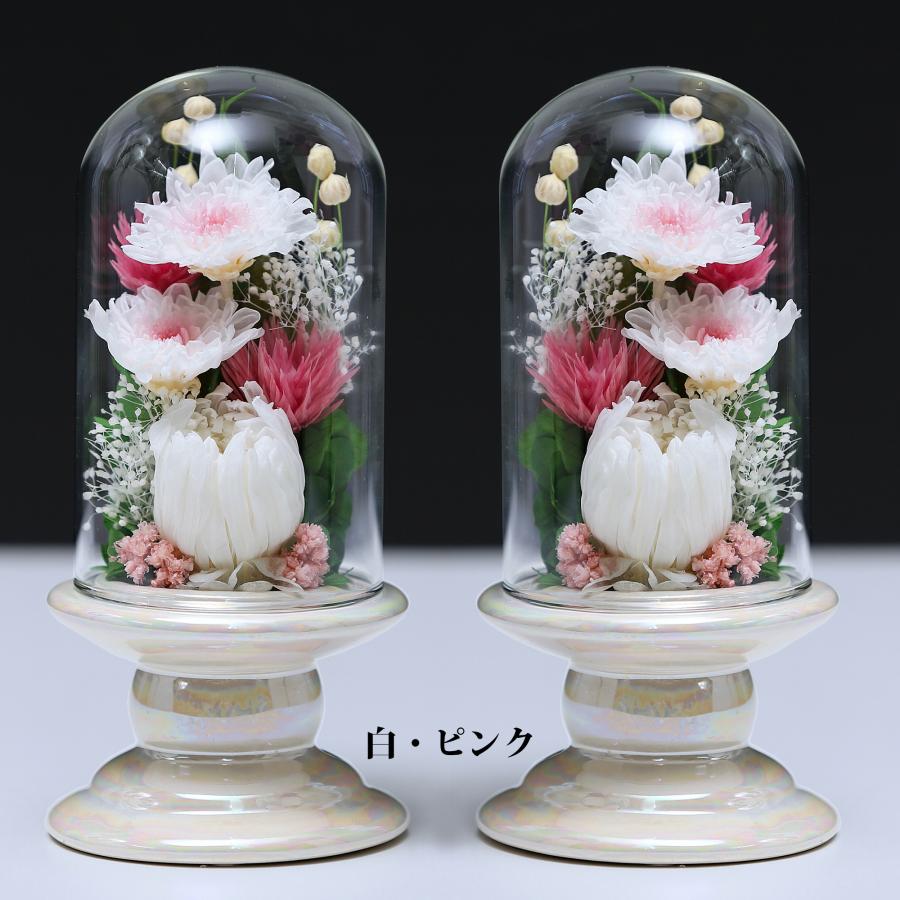 【人気商品】アートフォーシーズン▲仏花 （茶系） ミニ輪菊glass ピンク プ 楽天市場】仏花ブリザードフラワ- 仏壇用 プリザーブドフラワー ガラス