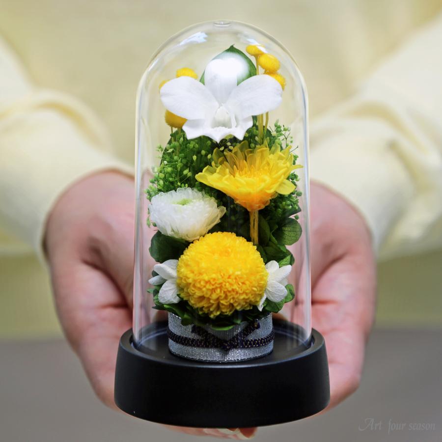 仏花　お供え花　初盆　法事　造花　クレマチスアレンジ 造花 御供え花 仏花 仏壇 法事 アレンジ 白胡蝶蘭 クレマチス