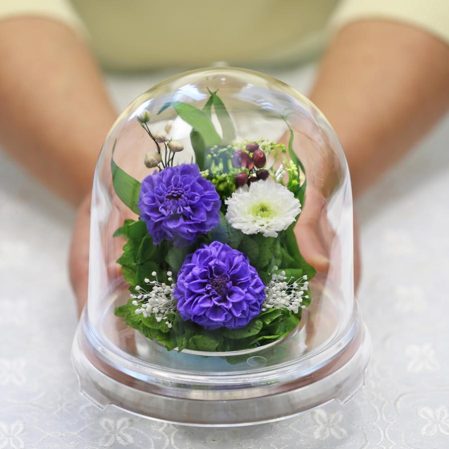 仏花 プリザーブドフラワー お供え 1対 御供 プリザーブドフラワー 白 花 新盆 初盆 アートフォーシーズン 【対デザインお供え花ハーフ】 | アートフォーシーズン | 04