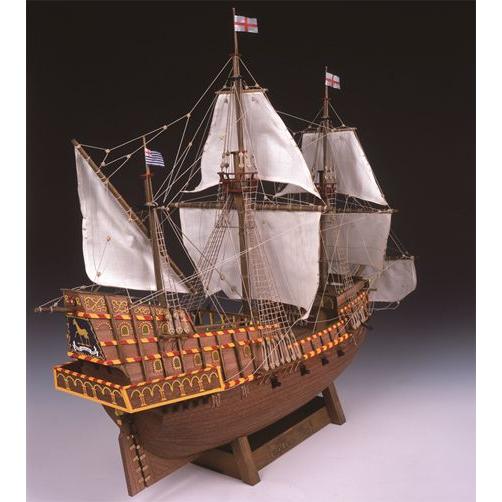 ウッディジョー/木製帆船模型 1/50ゴールデンハインド