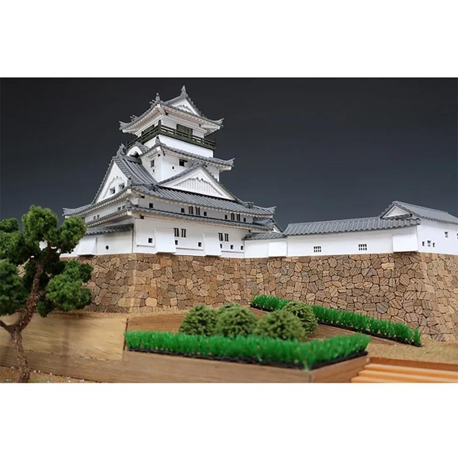 ウッディジョー/木製建築模型 1/150 高知城+ジオラマ・塗料 ウッディジョー/木製建築模型 1/150 高知城+ジオラマ・塗料