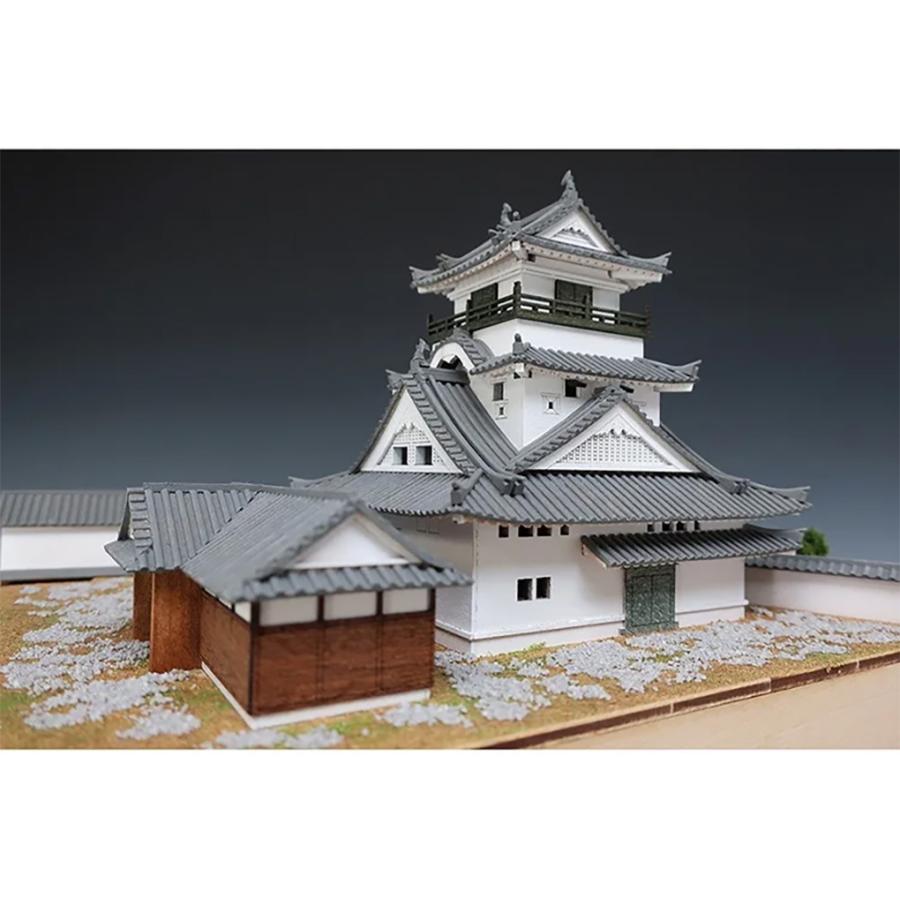 ウッディジョー/木製建築模型 1/150 高知城+ジオラマ・塗料 ウッディジョー/木製建築模型 1/150 高知城+ジオラマ・塗料