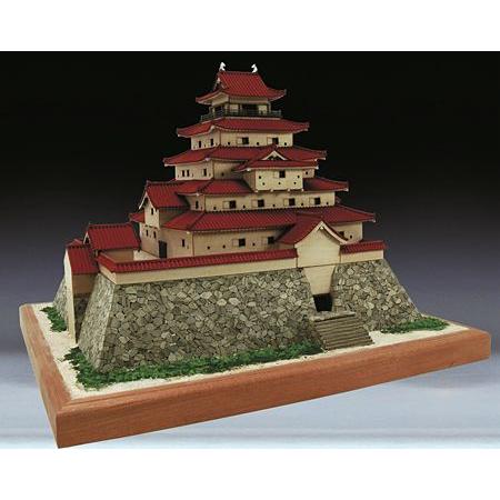 ウッディジョー/木製建築模型 1/150鶴ヶ城・会津若松城 : アクア ウッディジョー/木製建築模型 1/150鶴ヶ城・会津若松城 : アクア
