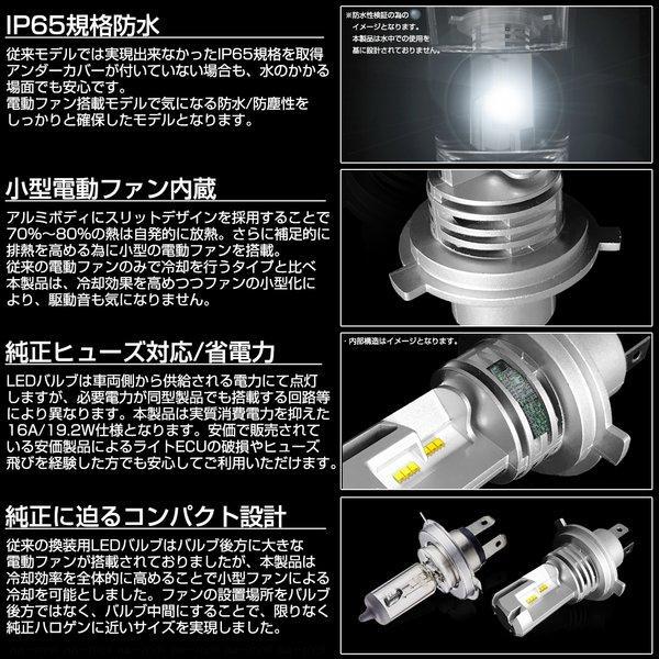ミラージュ A03A LED ヘッドライト ロービーム/ハイビーム Hi/Lo 切替 H4 11000LM高輝度LEDチップ搭載 55Wコンパクトモデル 車検対応_6