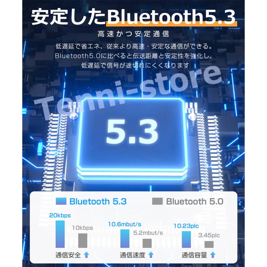 Bluetooth5.3 骨伝導 ワイヤレスイヤホン Bluetooth イヤホン ヘッドホン 耳掛け式 骨伝導イヤホン 残量表示 耳クリップ型｜aa-store｜06