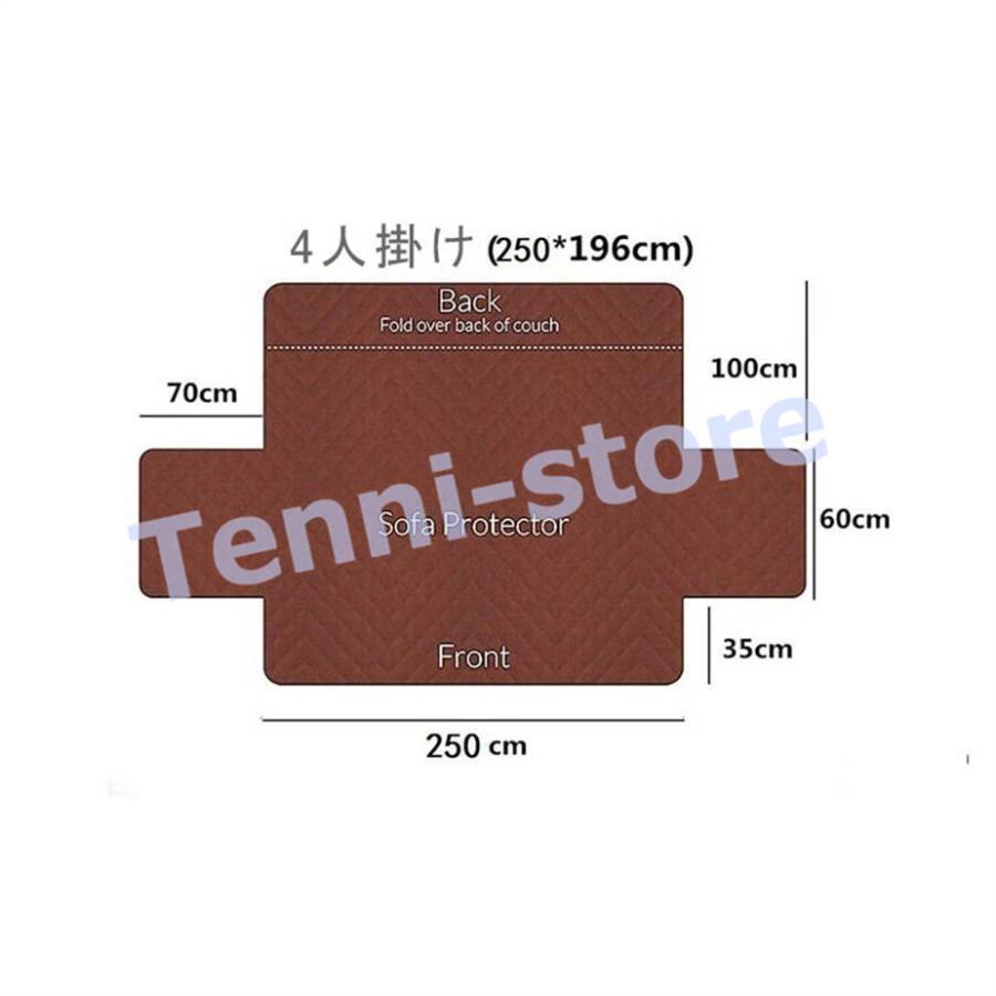 ソファーカバー 撥水加工 ソファーシート（1人／2人／3／4人掛け用 肘掛あり）防水・撥水加工 ソファーパッド ソファーマット ソファシート｜aa-store｜28