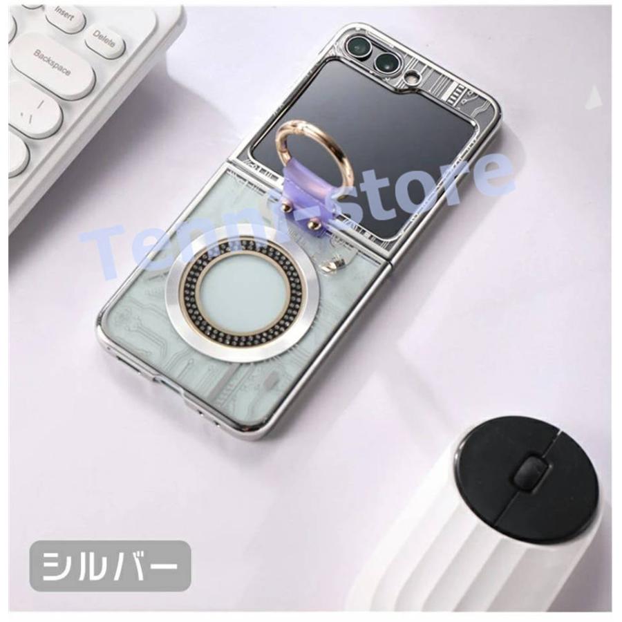 galaxy z flip6 ケース リング付き ギャラクシー6 zflip5 おしゃれ 