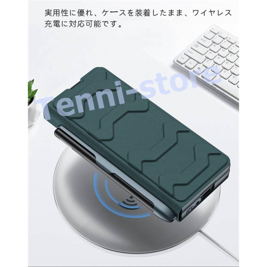 Galaxy Z Fold4 5G ケース Sペン 収納 Galaxy Z Fold 4 ケース 薄型 軽量 画面保護 Galaxy Z Fold4｜aa-store｜11