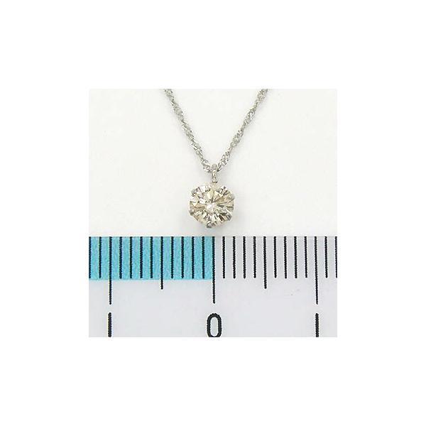 プラチナ(Pt900) ライトブラウンダイヤ0.37ｃｔ ネックレス(スクリューチェーン40ｃｍ)送料無料_1