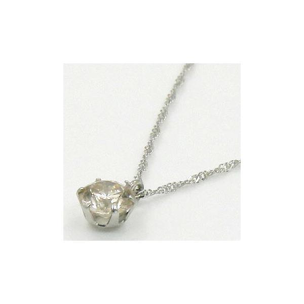 プラチナ(Pt900) ライトブラウンダイヤ0.37ｃｔ ネックレス(スクリューチェーン40ｃｍ)送料無料_5