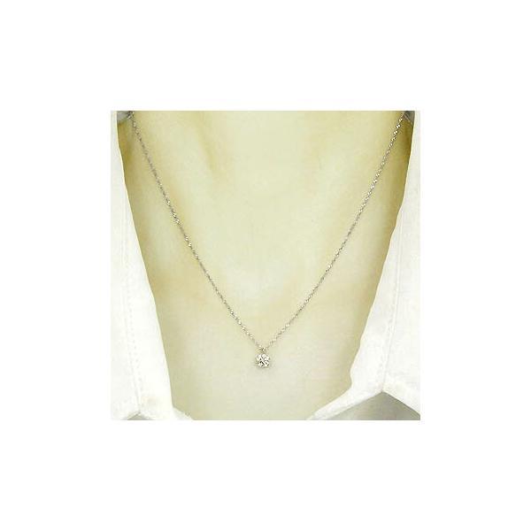プラチナ(Pt900) ライトブラウンダイヤ0.37ｃｔ ネックレス(スクリューチェーン40ｃｍ)送料無料_6