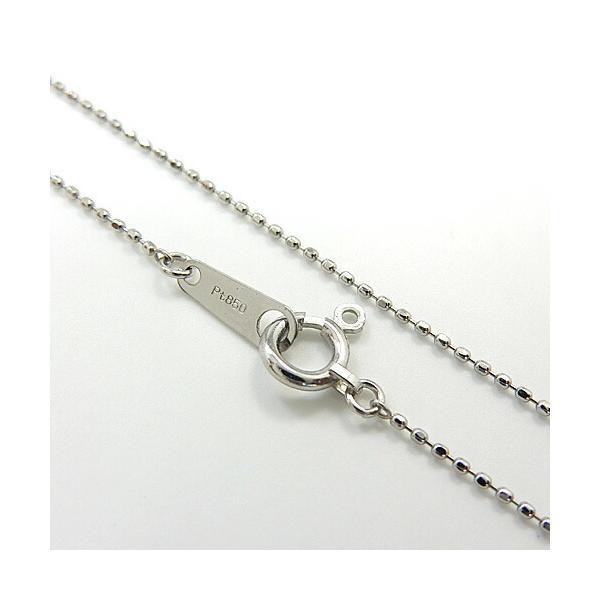 45センチ プラチナ850(Pt850)カットボールチェーン ネックレス 45センチ プラチナ850(Pt850)カットボールチェーン ネックレス