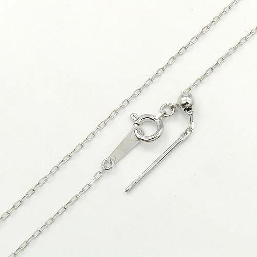 長さ70センチ 小豆チェーン スライドピン　0.28線形　ネックレス（幅0.9mm）長さ調整・抜き差し可能・引き輪プレート付K18PG/K18G/K18WGの画像